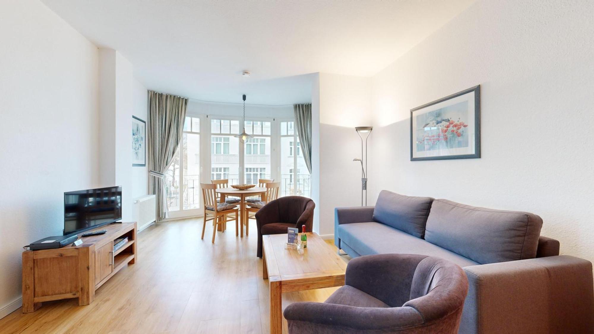 Strandnahe Und Zentral Gelegene Fewo, Hund Willkommen, Haus Saxonia, Binz Exterior photo